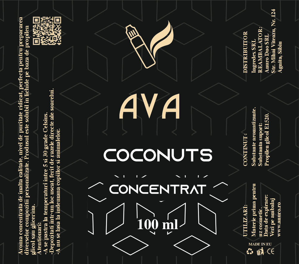 miros intens de cocos pentru bazele tale