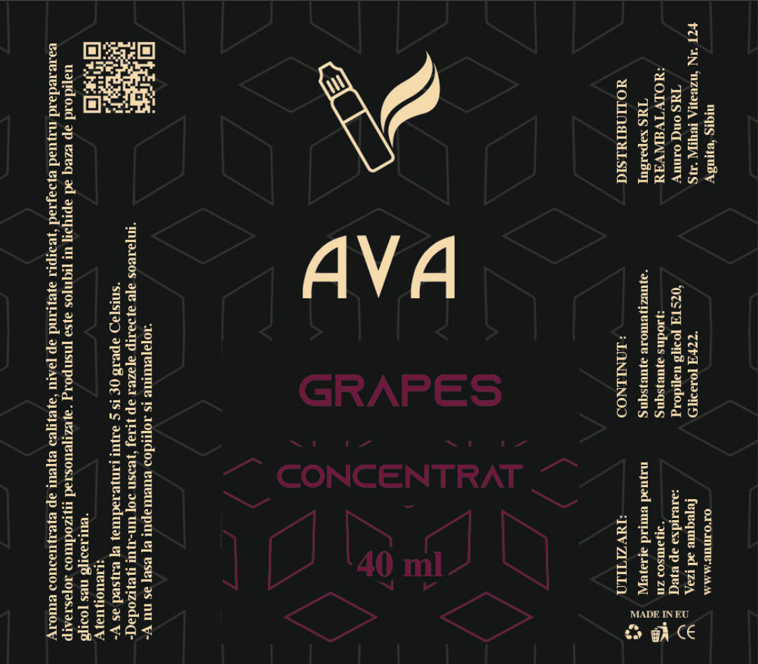 Aroma Concentrata - Strugure, 10/40 ml