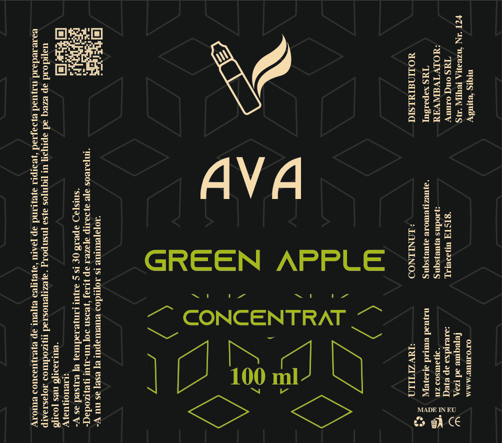 aroma concentrata de mar verde, green apple
