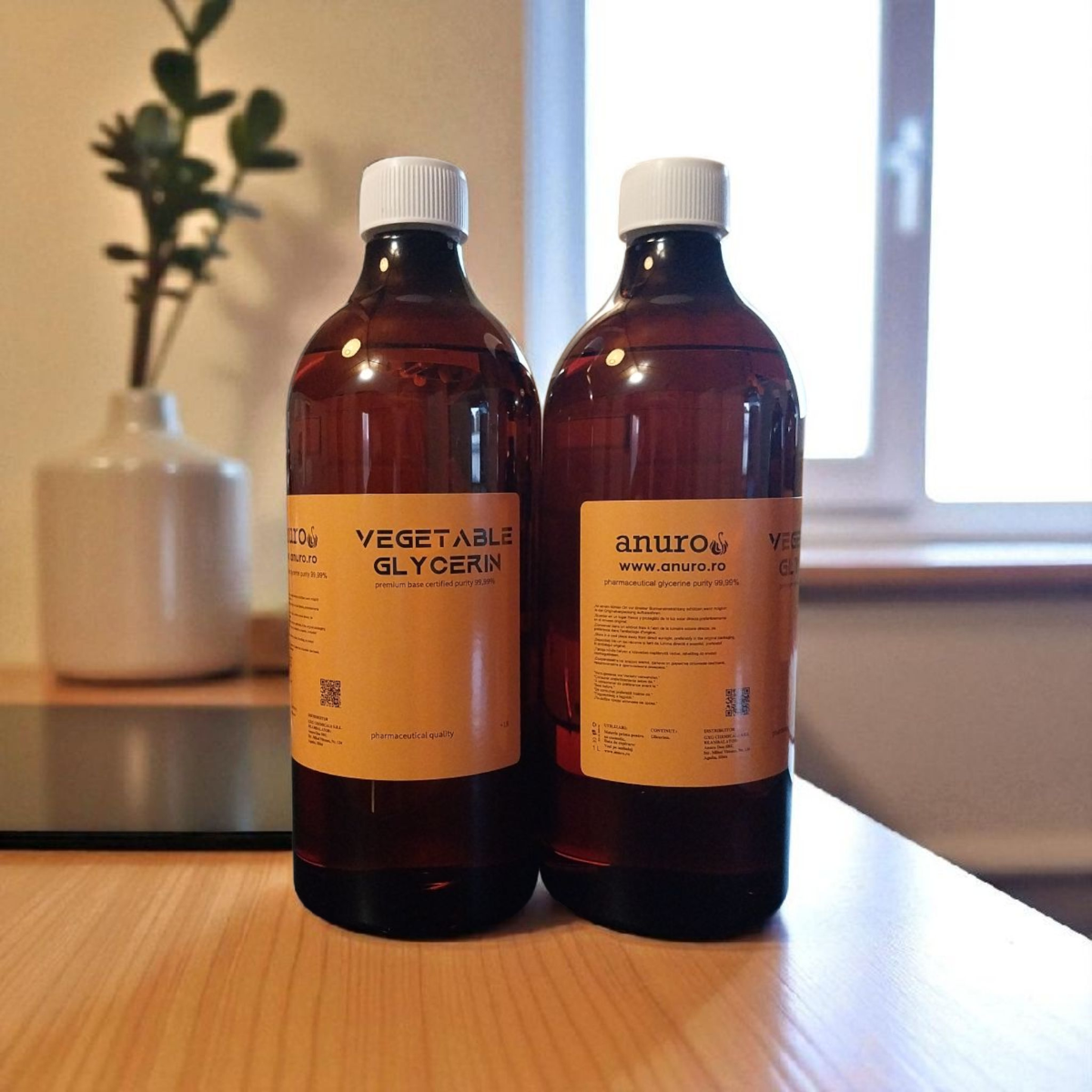 Glicerina Vegetala Farmaceutica Pachet de 1+1 litri