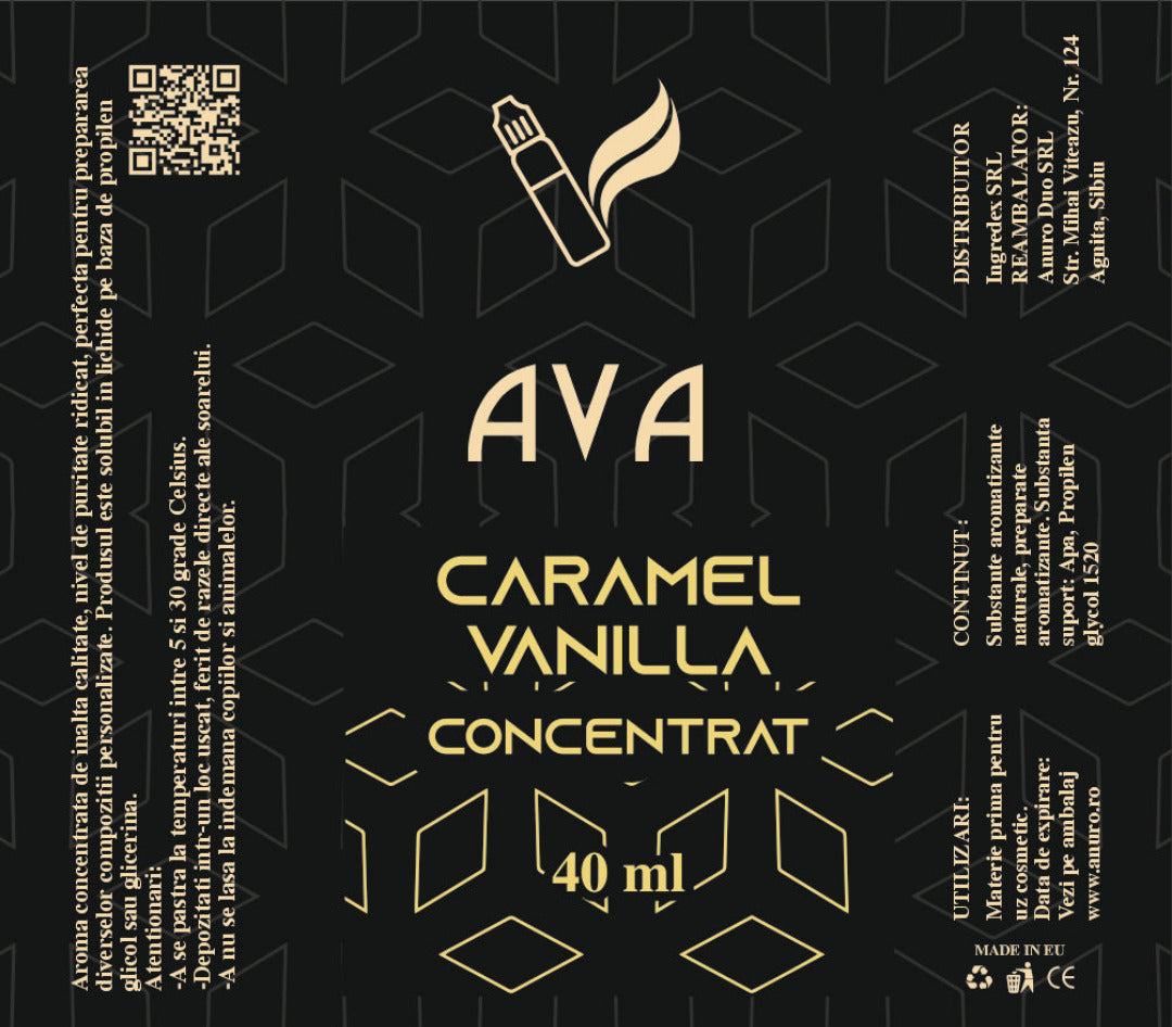 Aroma  Concentrata  - Vanilie si Caramel, 10/40/100 ml